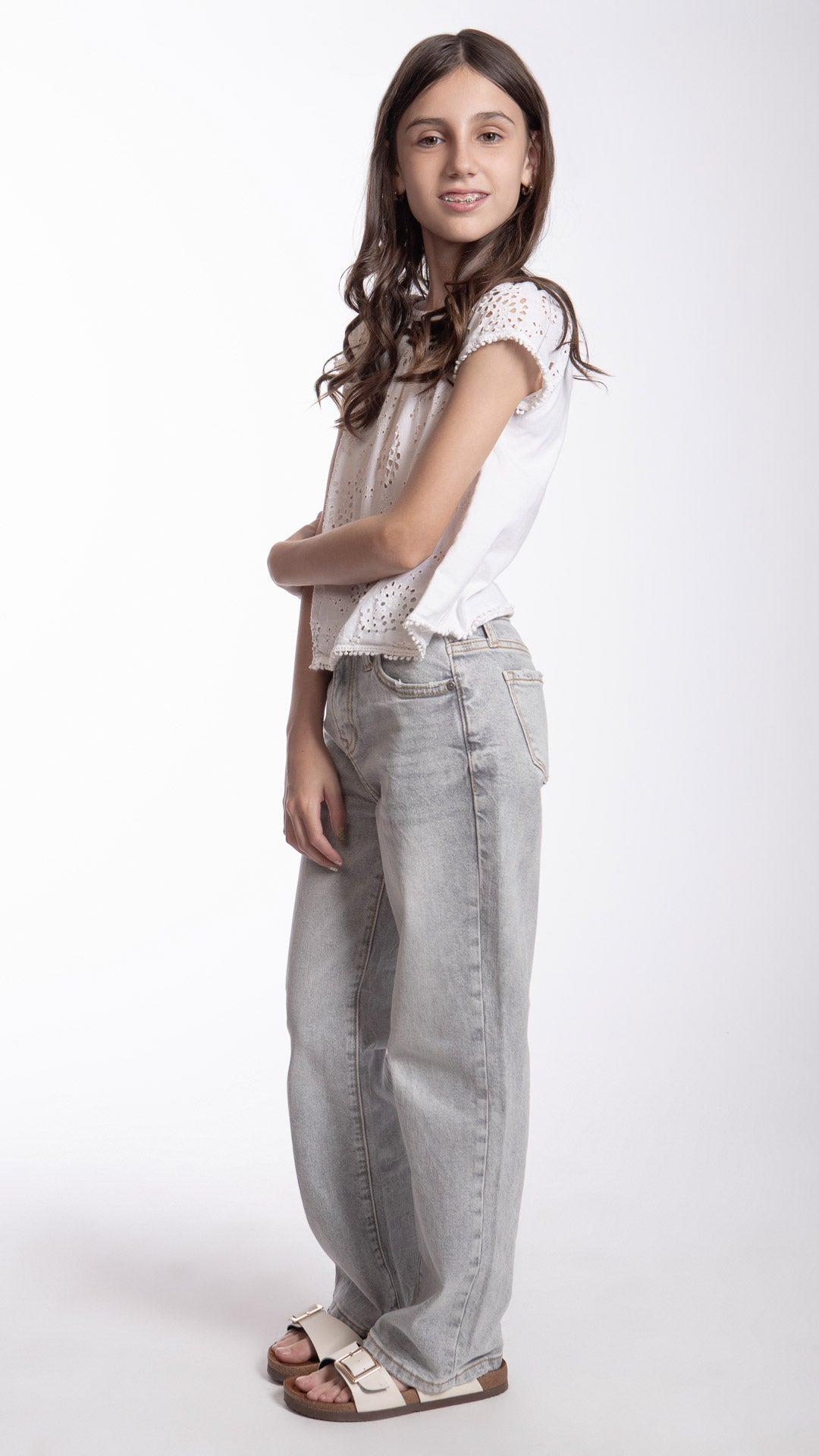 Pantalón Wide Leg Niña Balam BL7480