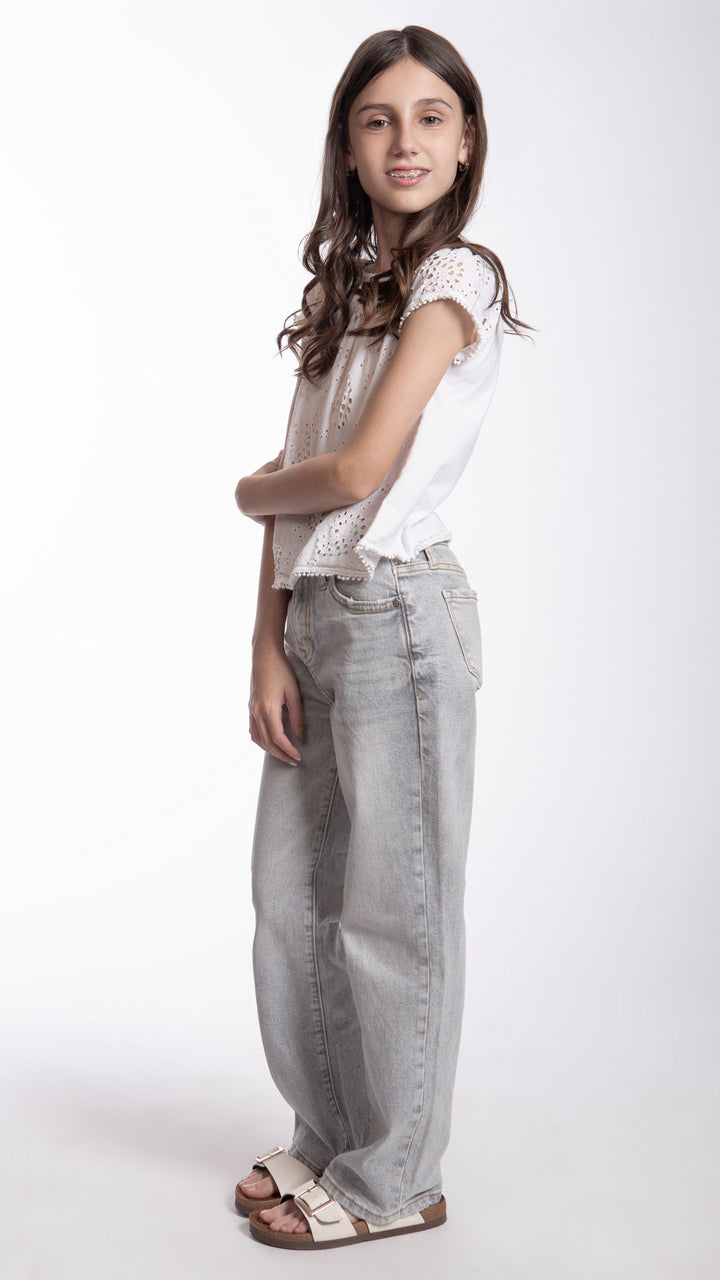 Pantalón Wide Leg Niña Balam BL7480