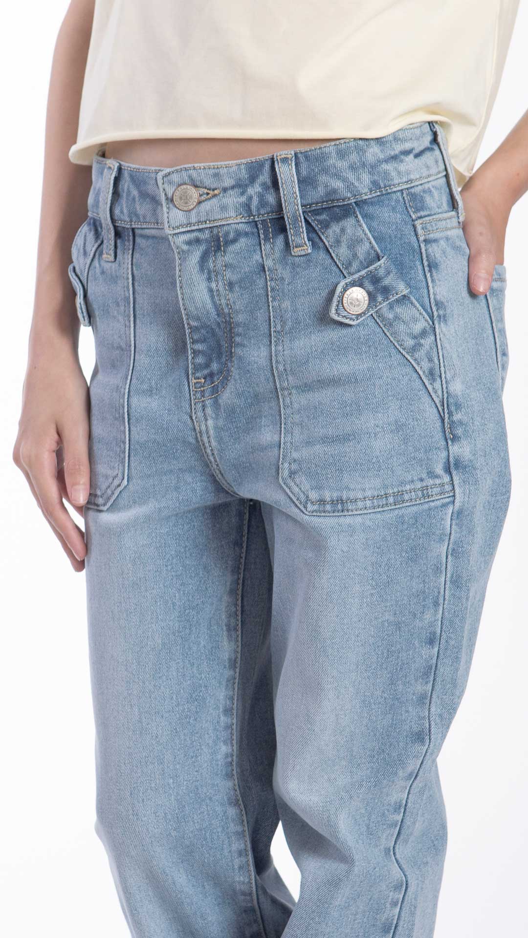 Pantalón Wide Leg Niña Balam BL7481