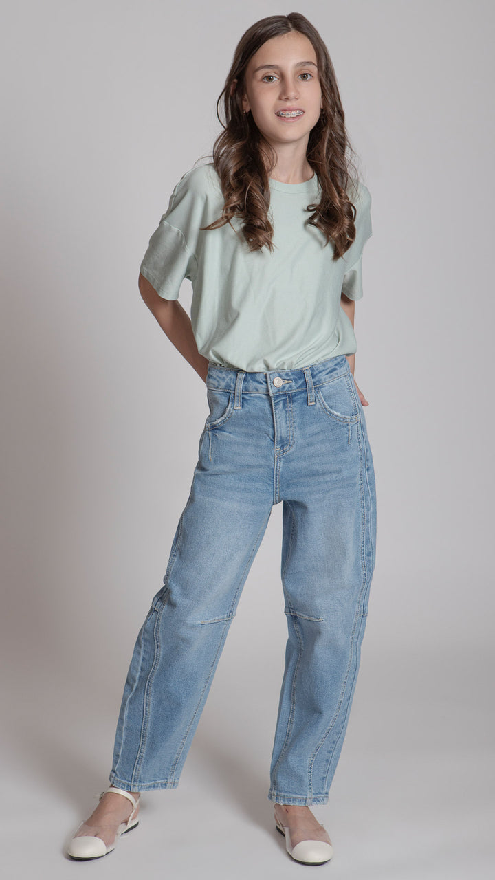 Pantalón Barrel Niña Balam BL7520