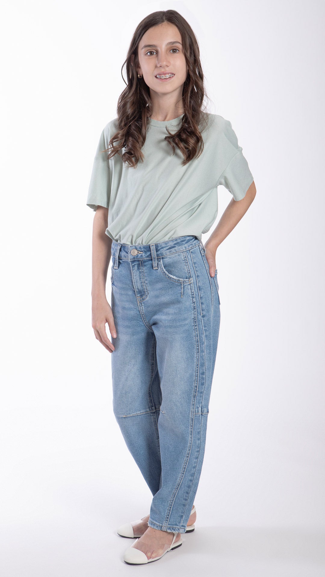 Pantalón Barrel Niña Balam BL7520