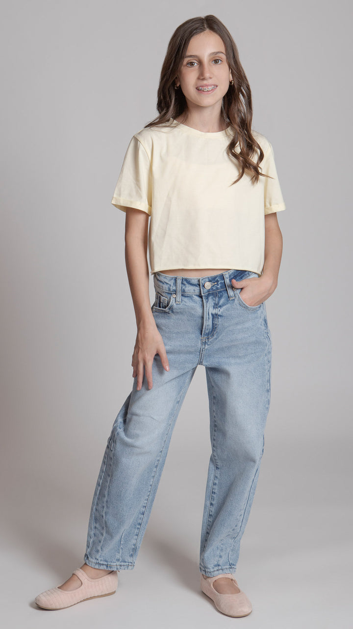 Pantalón Barrel Niña Balam BL7521
