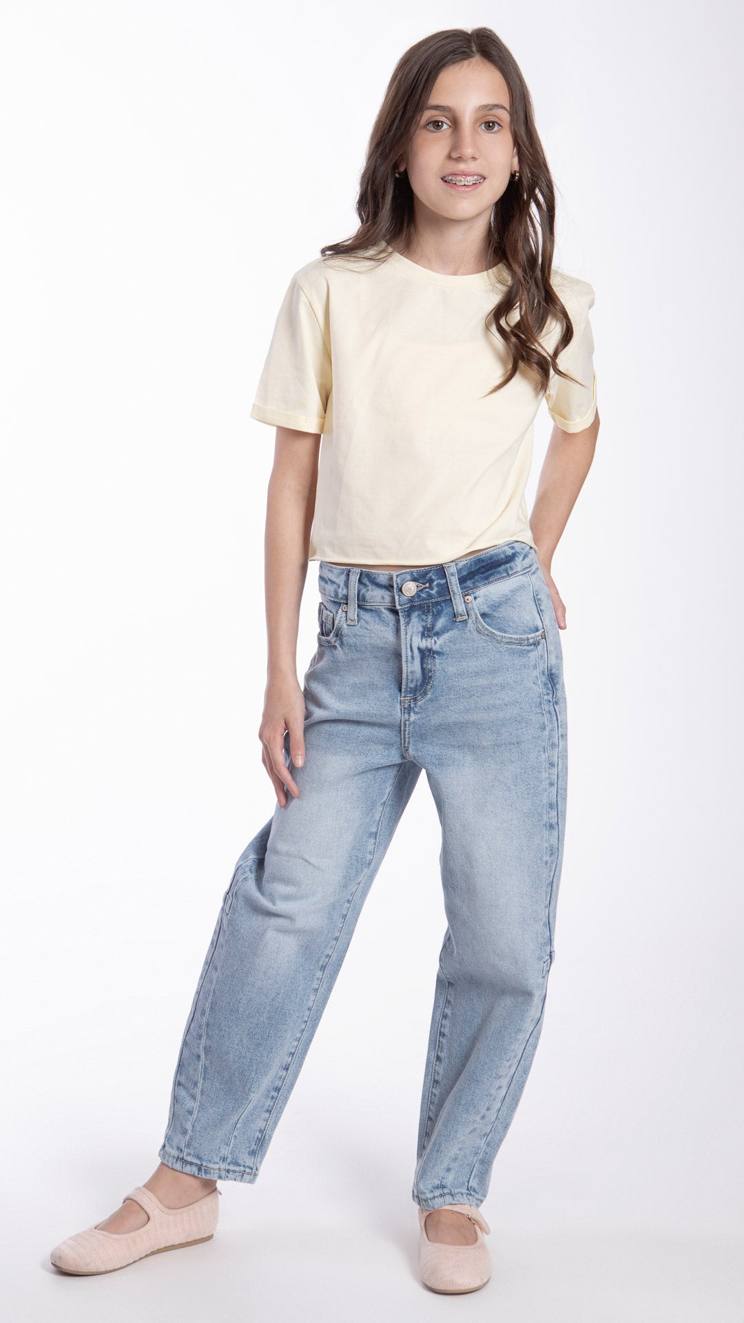 Pantalón Barrel Niña Balam BL7521