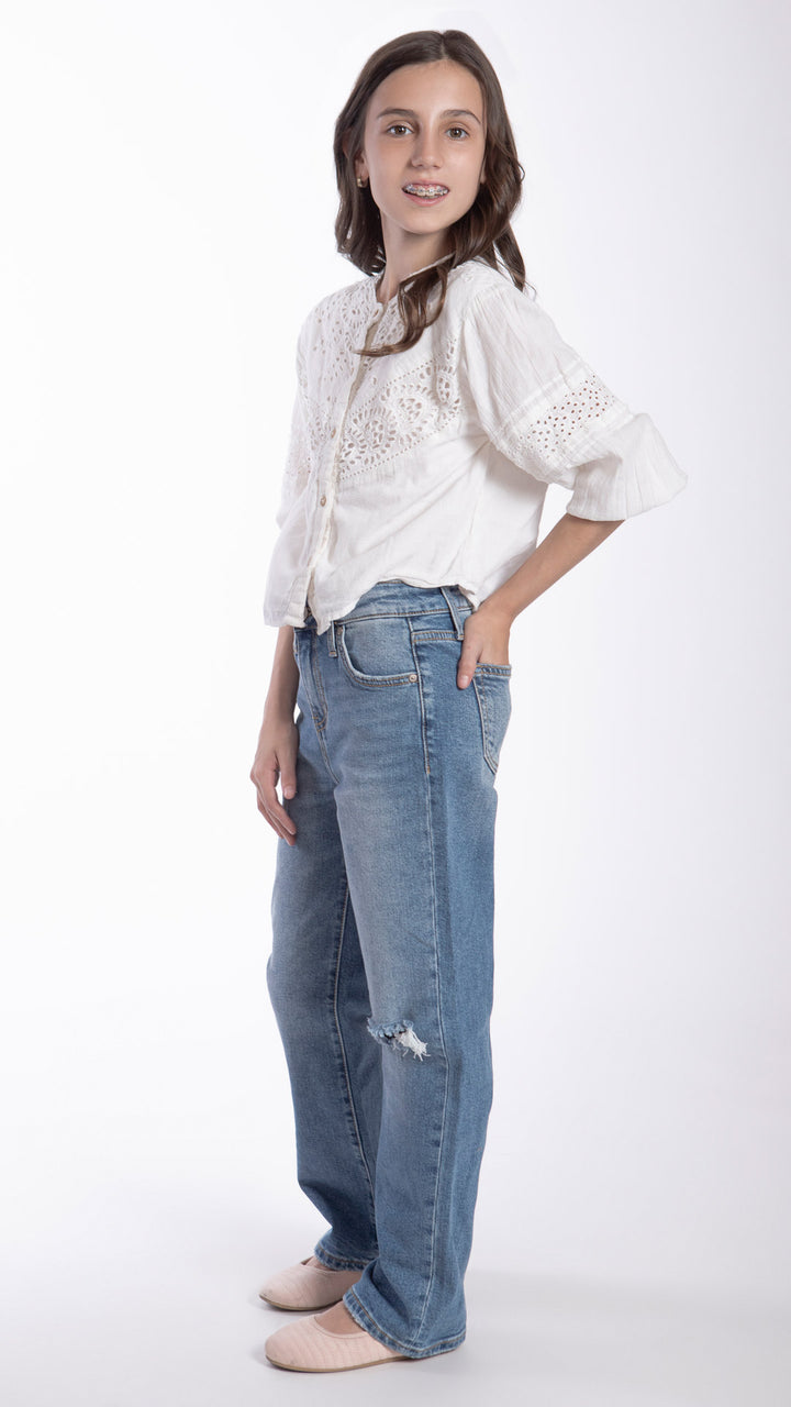 Pantalón Wide Leg Niña Balam BL7536