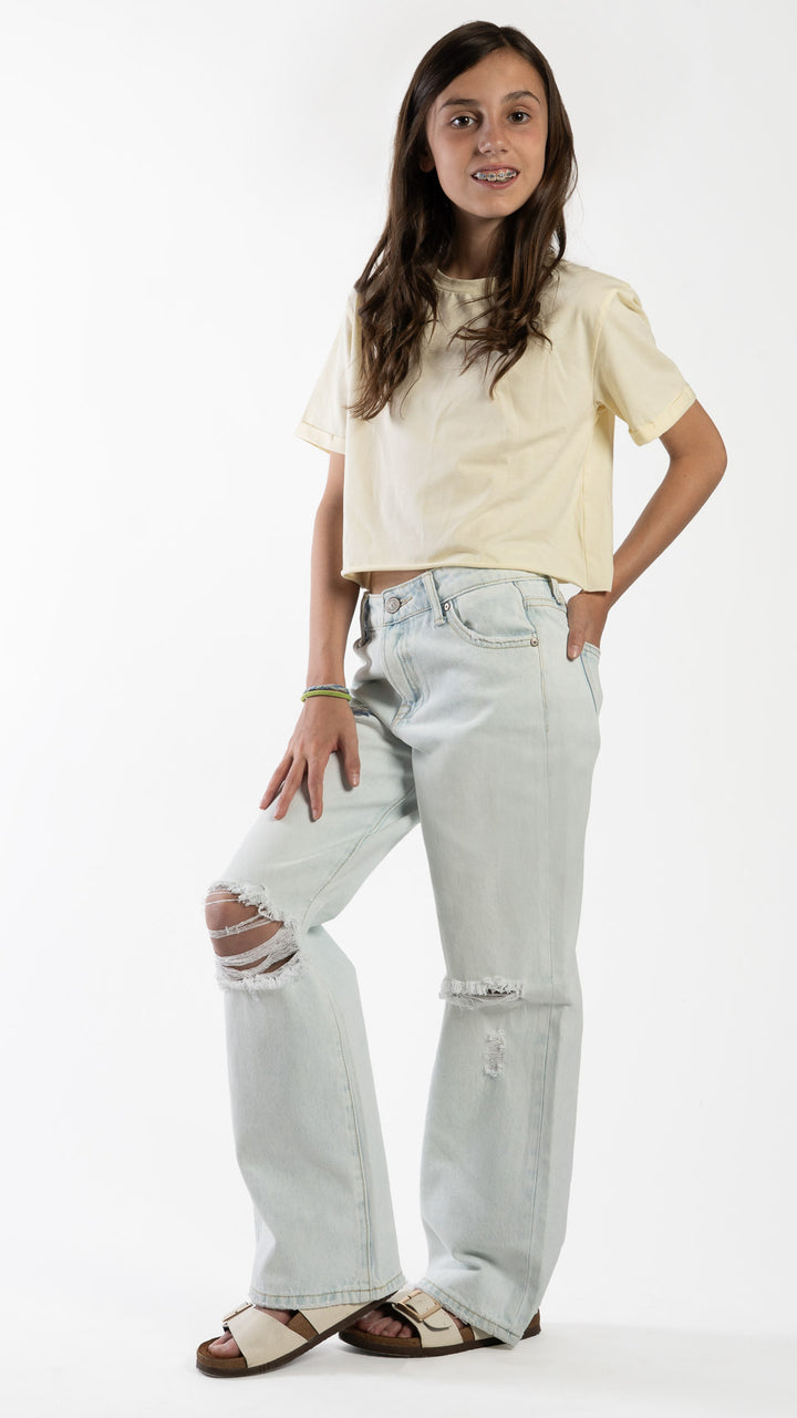 Pantalón Vintage Loose Niña Balam BL7556