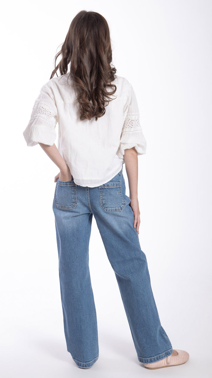 Pantalón Wide Leg Niña Balam BL7571