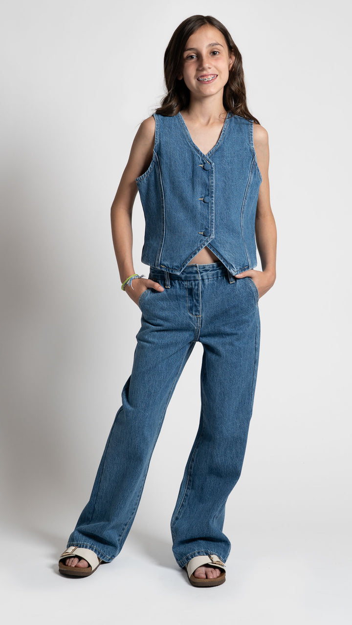 Pantalón Vintage Loose Niña Balam BL7579