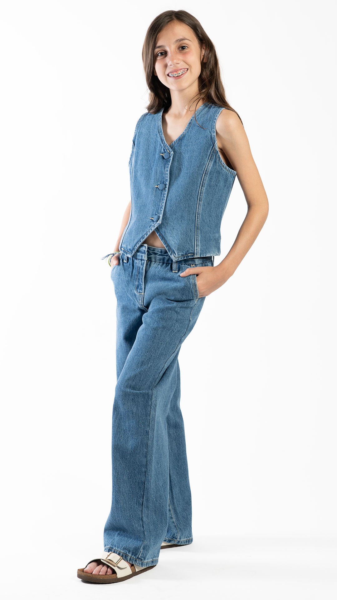 Pantalón Vintage Loose Niña Balam BL7579