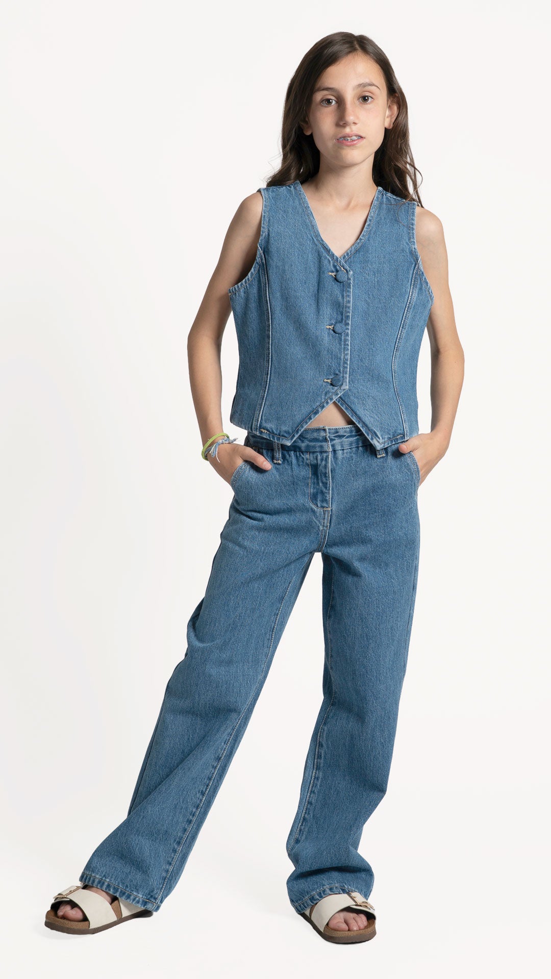 Pantalón Vintage Loose Niña Balam BL7579