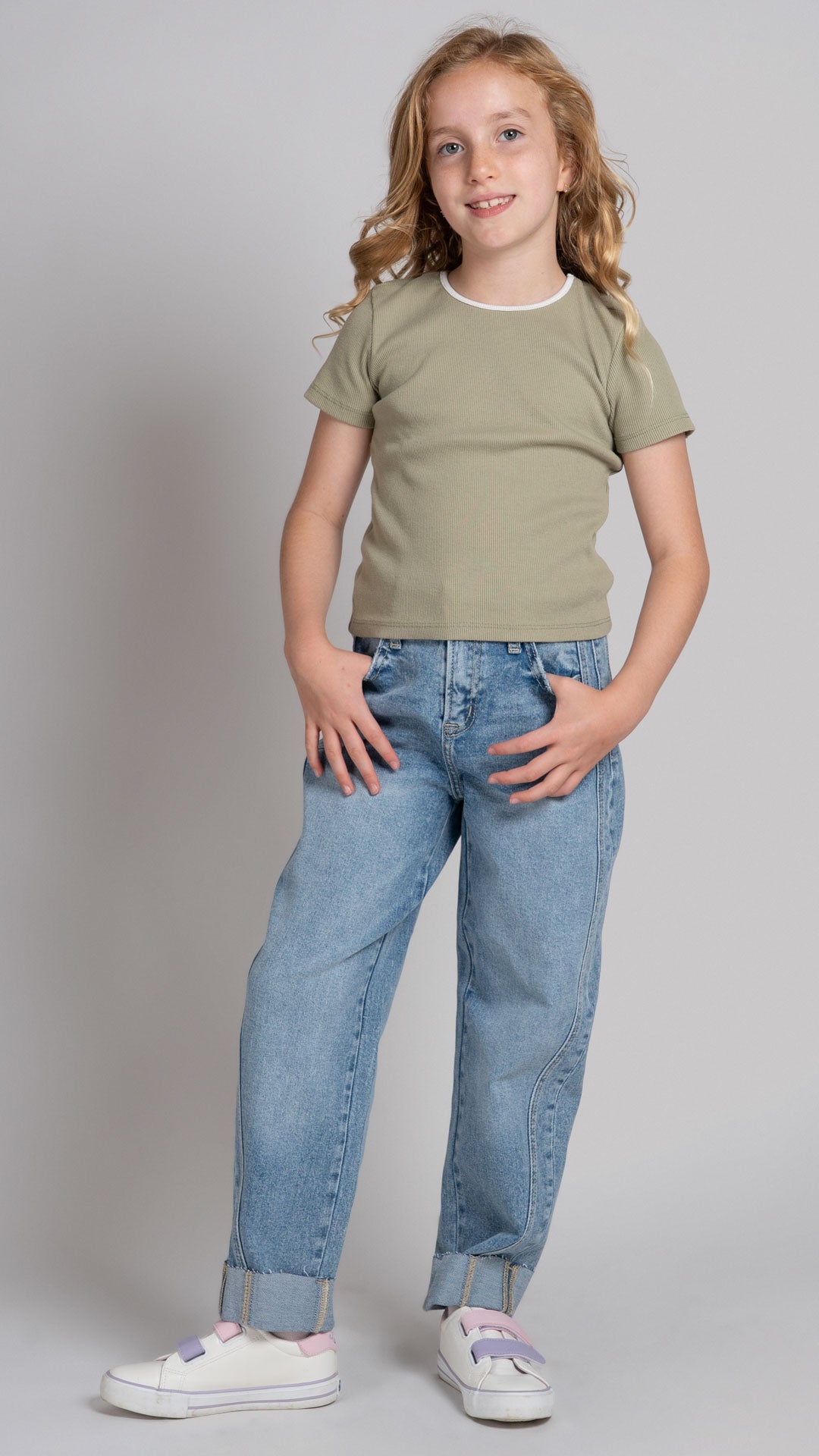 Pantalón Barrel Niña Balam BL7616