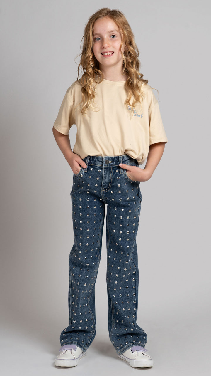 Pantalón Wide Leg Niña Balam BL7621