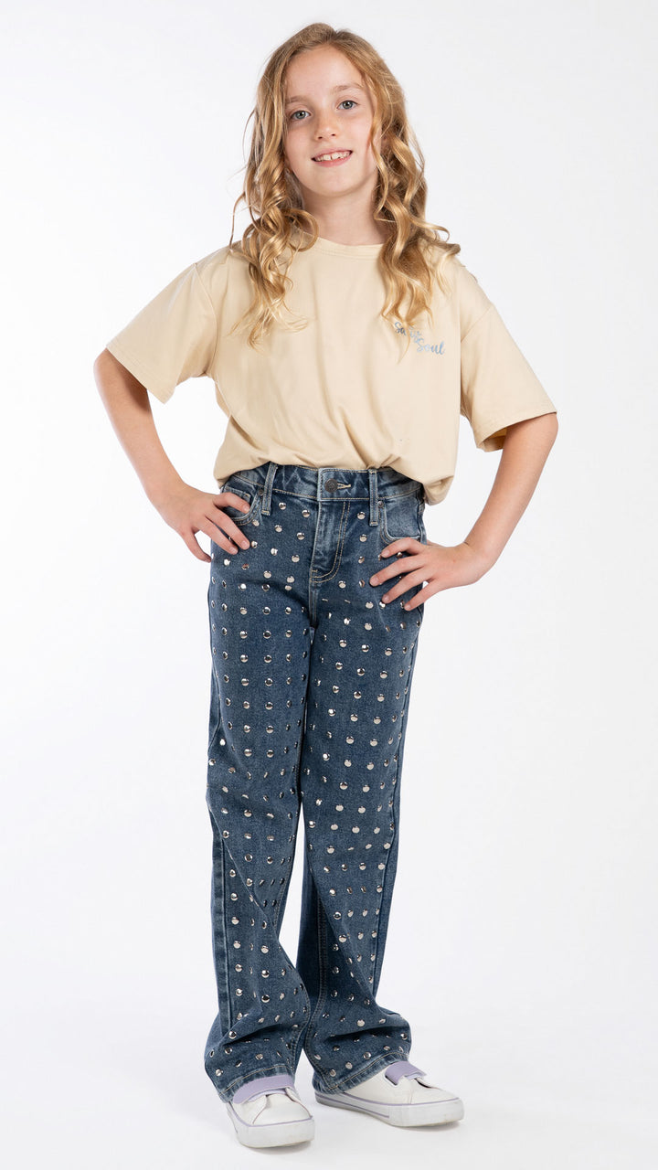 Pantalón Wide Leg Niña Balam BL7621