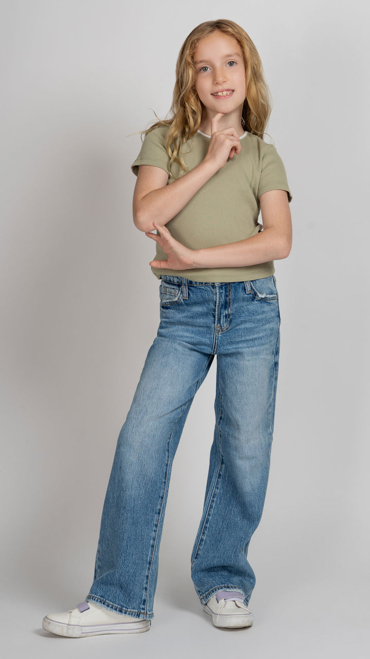 Pantalón Vintage Loose Niña Balam BL7737
