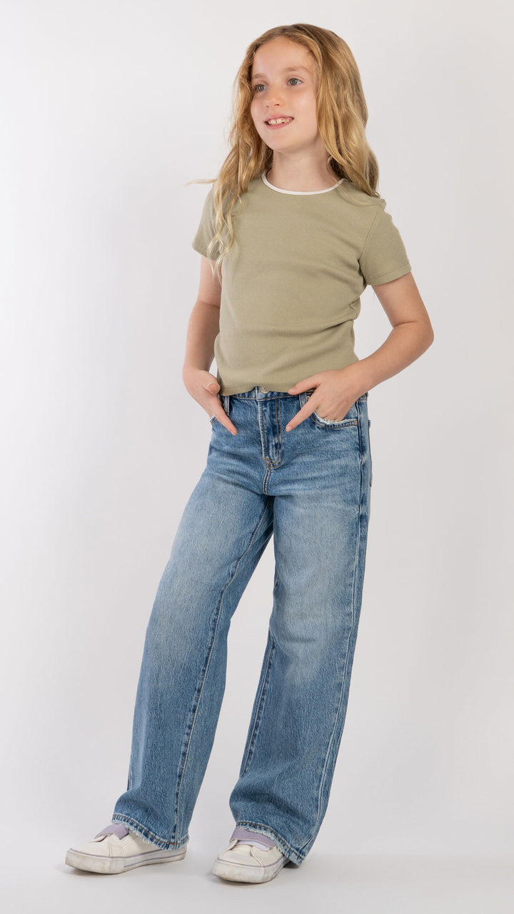 Pantalón Vintage Loose Niña Balam BL7737