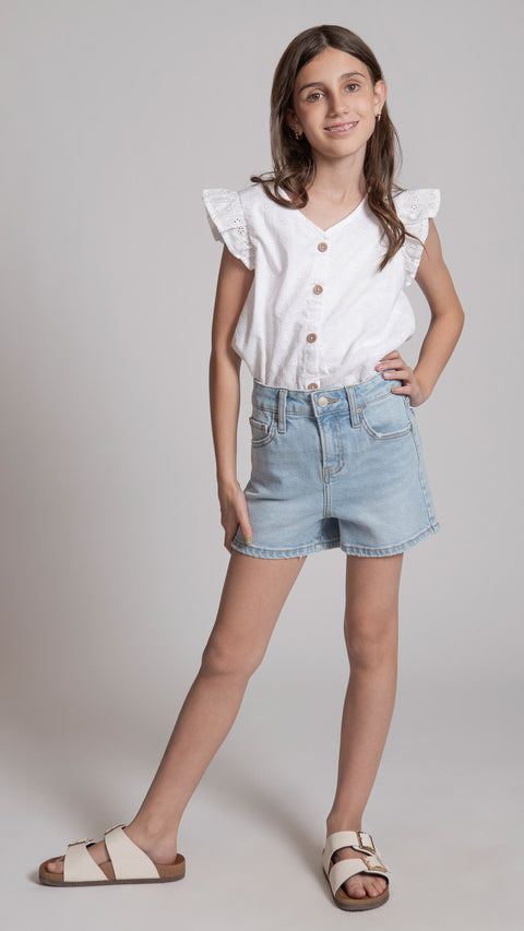 Short Loose Mom Niña Balam BL7358