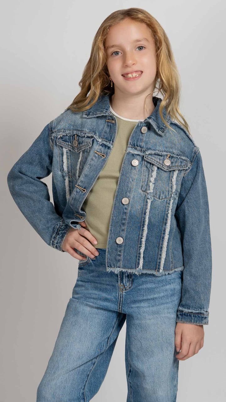Chamarra Crop Niña Balam BL7687