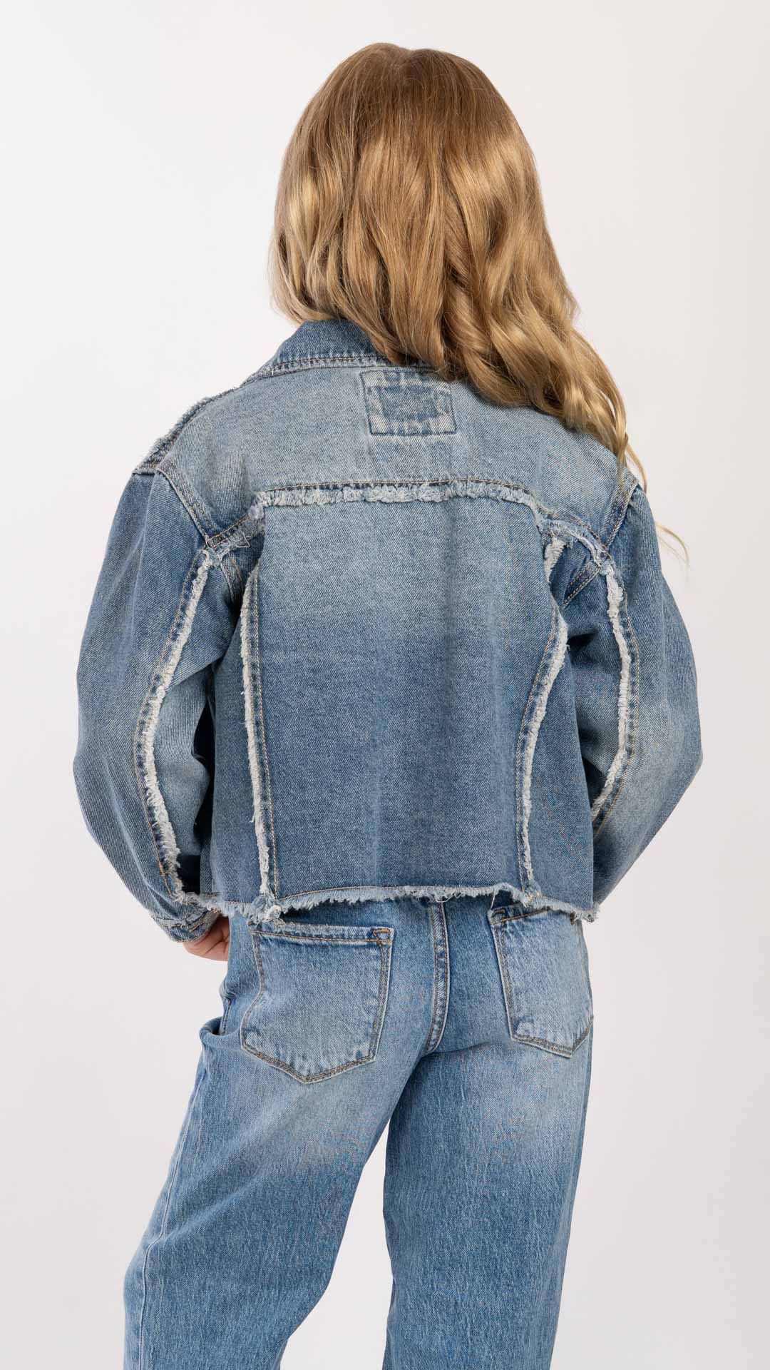 Chamarra Crop Niña Balam BL7687