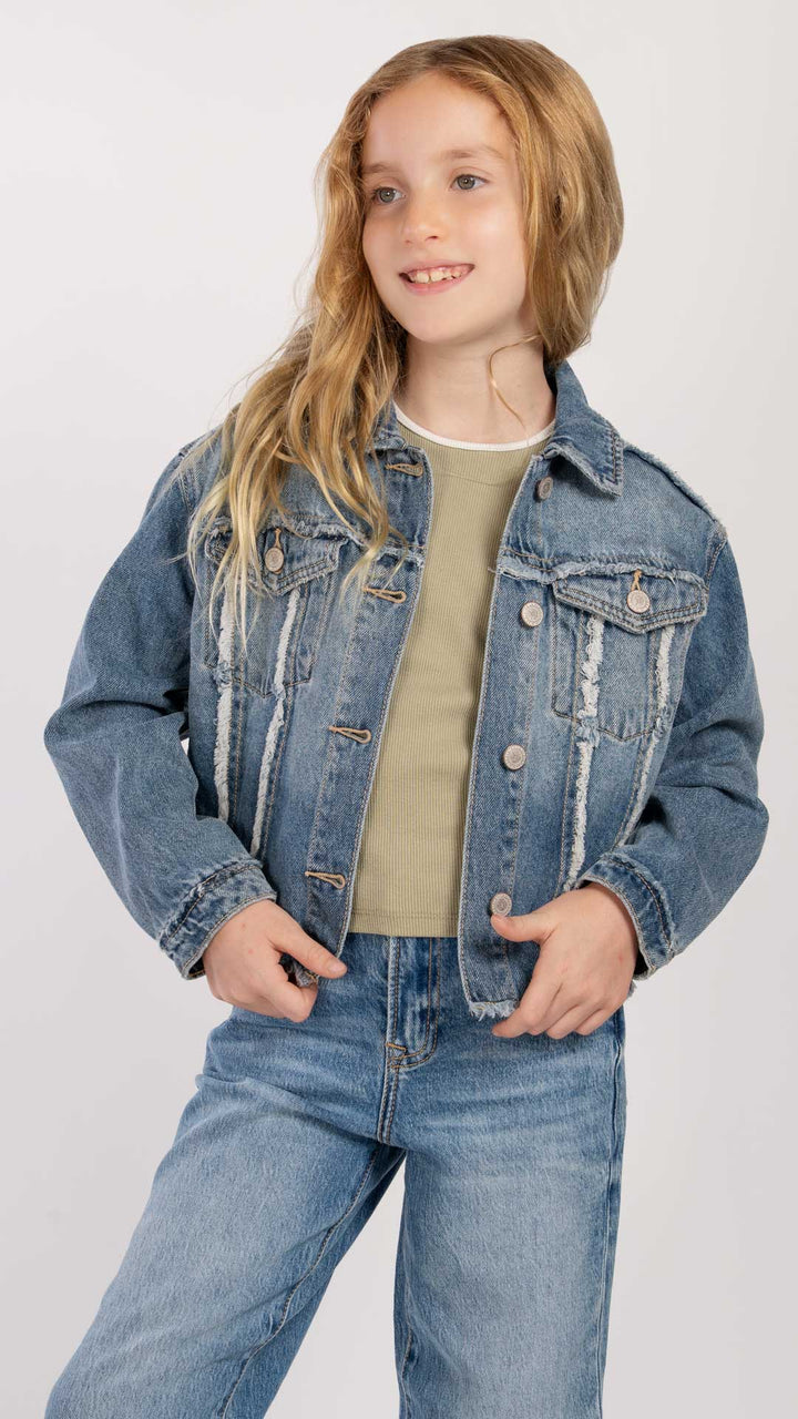 Chamarra Crop Niña Balam BL7687