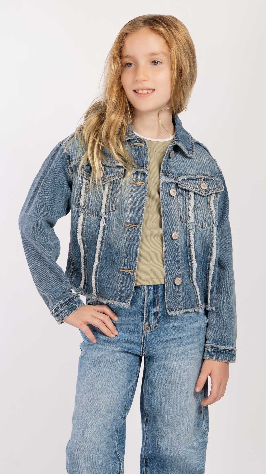 Chamarra Crop Niña Balam BL7687