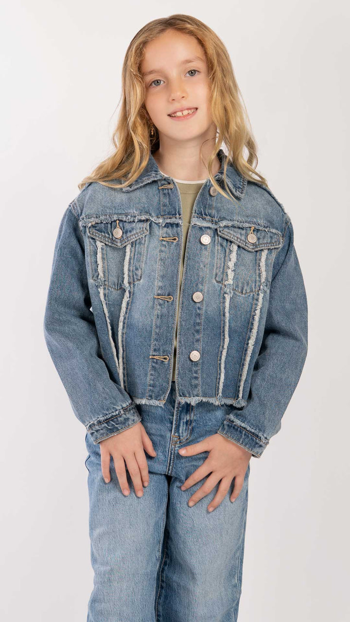 Chamarra Crop Niña Balam BL7687