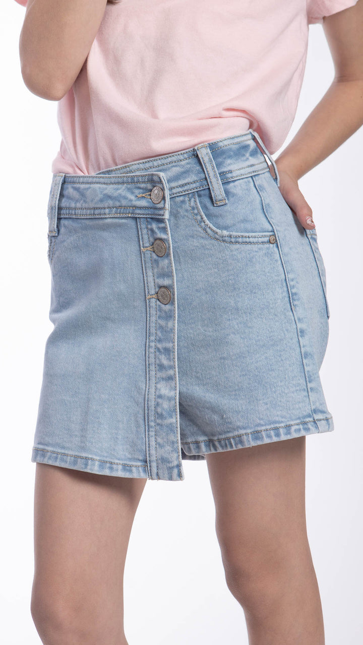 Short Falda Loose Mom Niña Balam BL7406