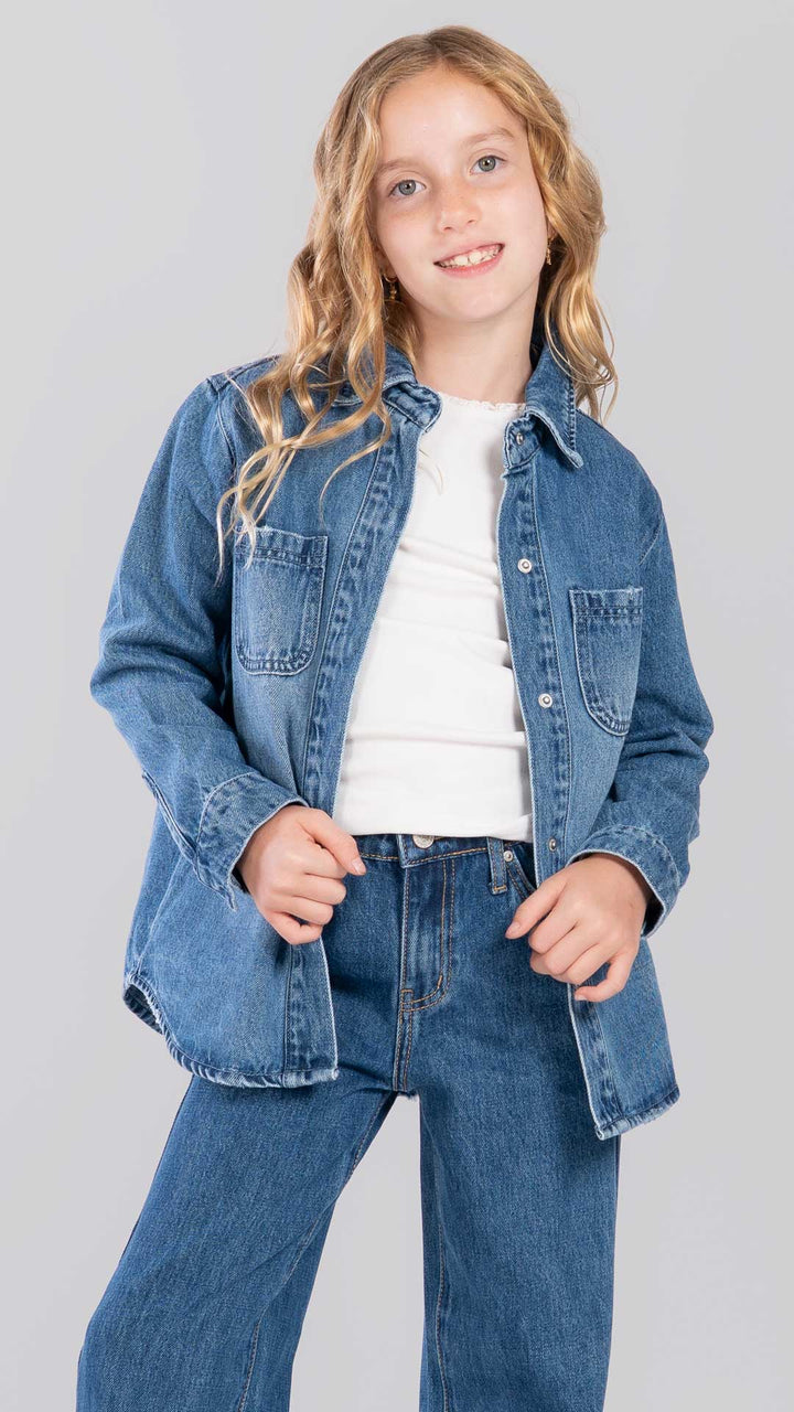 Sobrecamisa Oversize Niña Balam BL7699