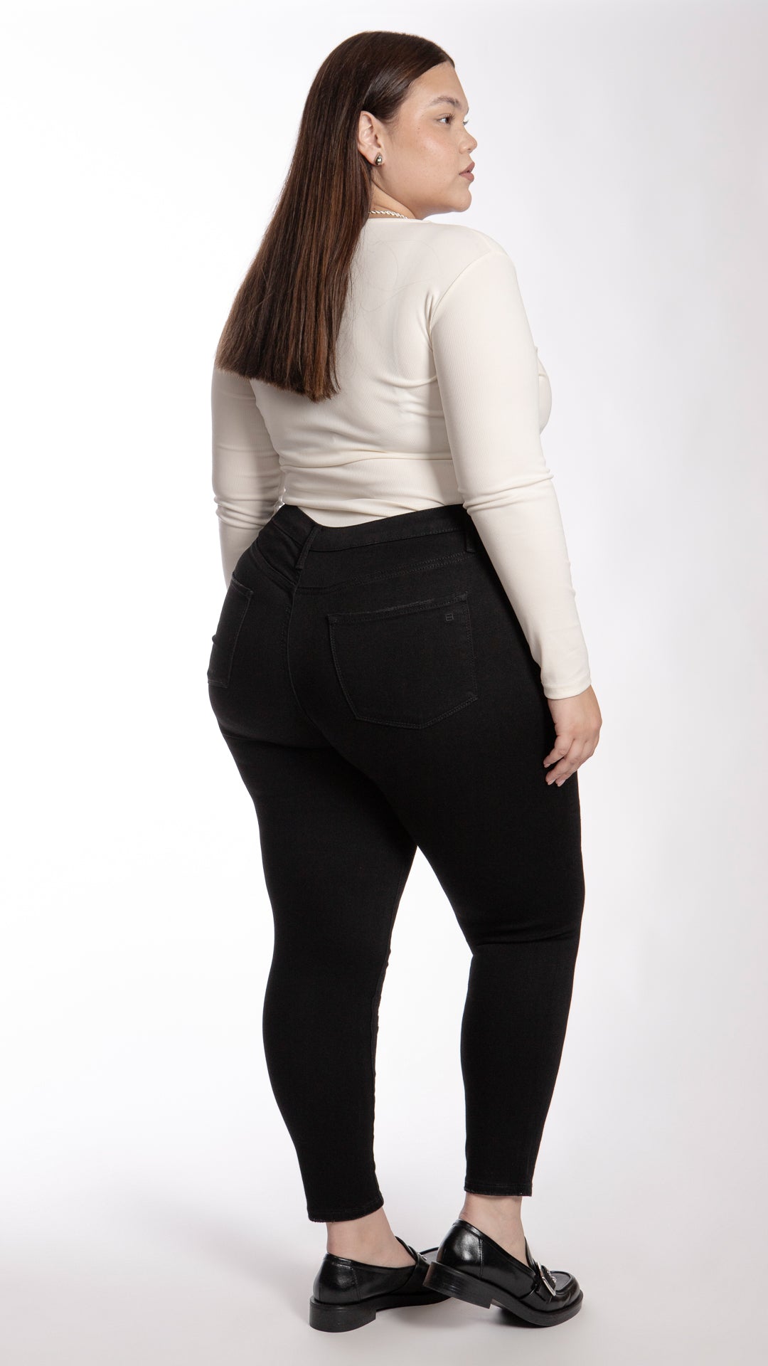 Pantalón High Rise Skinny Curvy Balam BL220