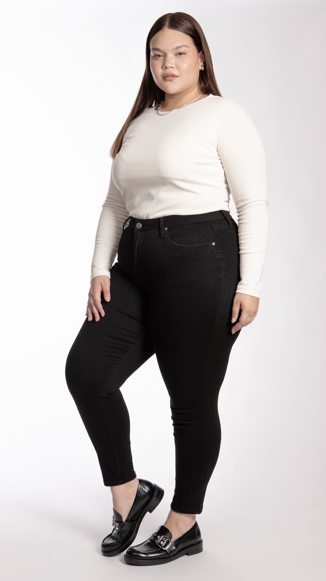 Pantalón High Rise Skinny Curvy Balam BL220
