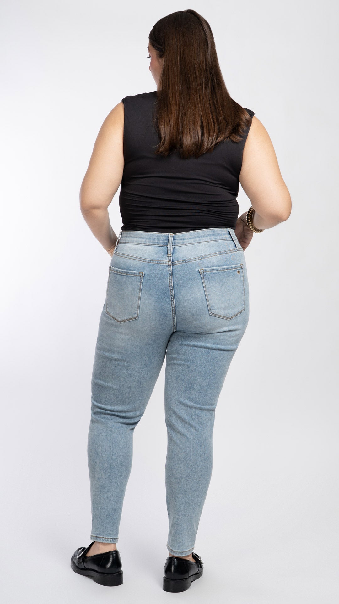 Pantalón High Rise Skinny Curvy Balam BL0221
