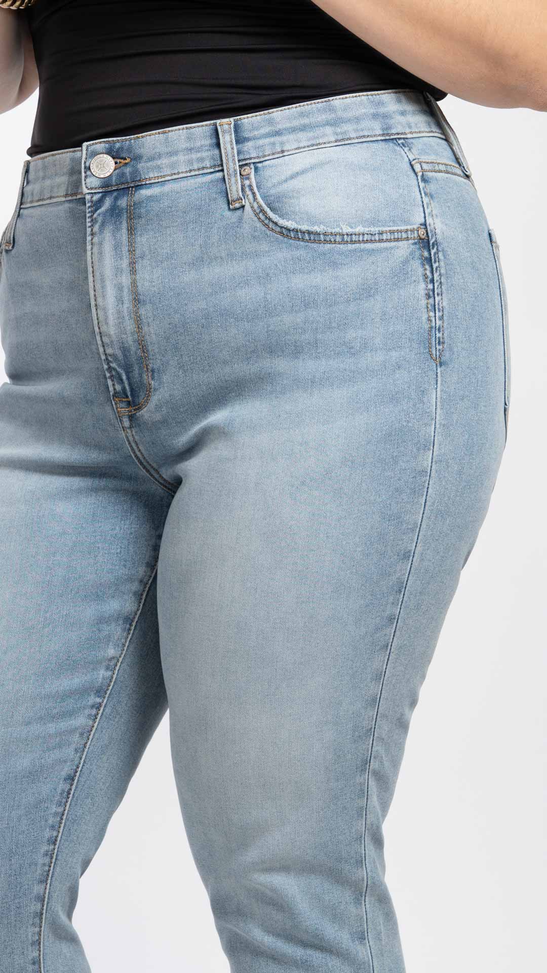 Pantalón High Rise Skinny Curvy Balam BL0221