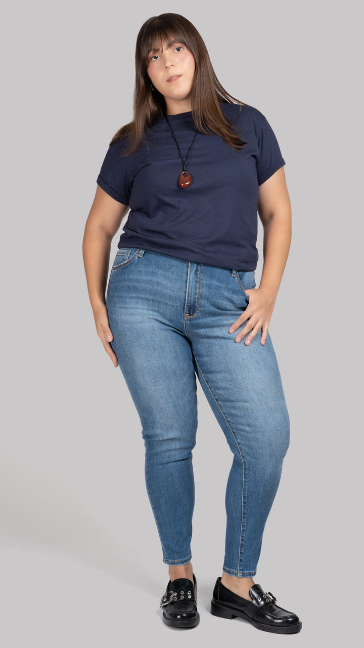 Pantalón High Rise Skinny Curvy Balam BL0221