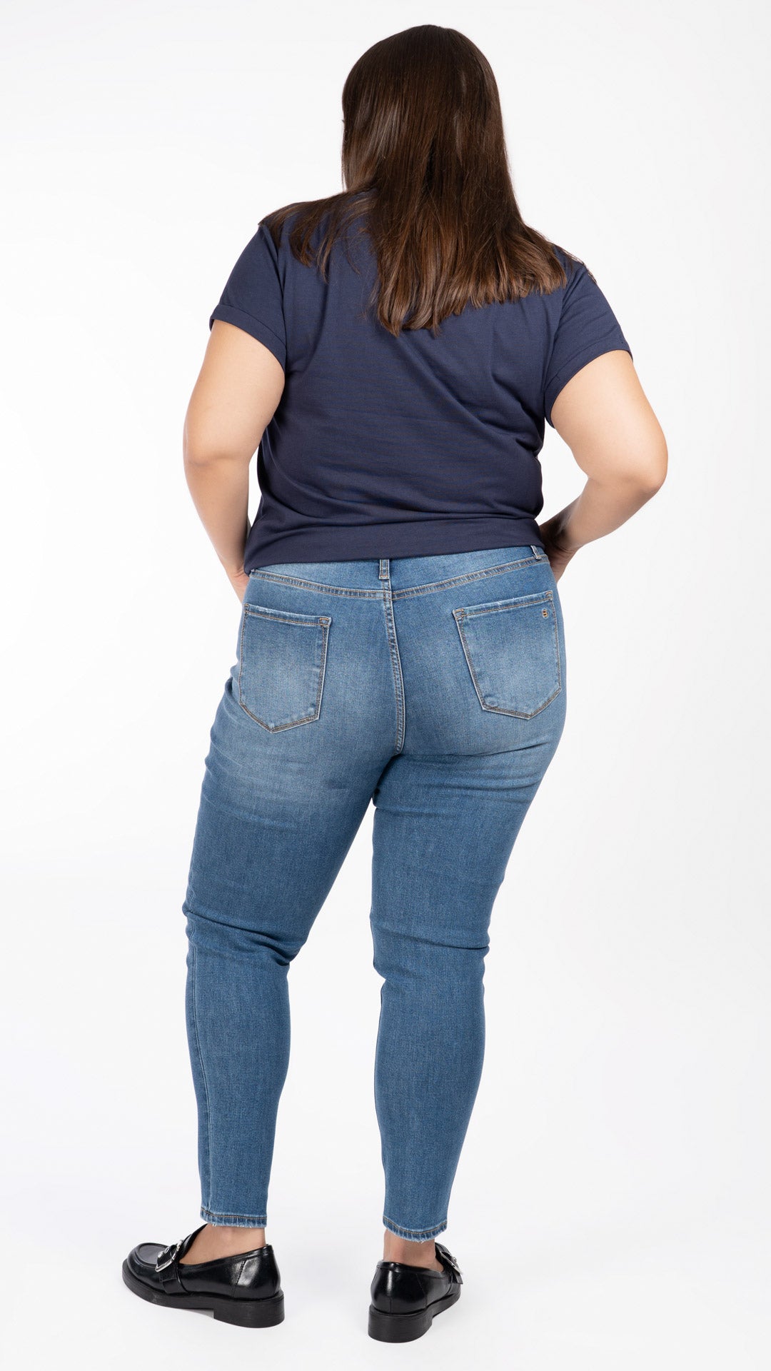 Pantalón High Rise Skinny Curvy Balam BL0221
