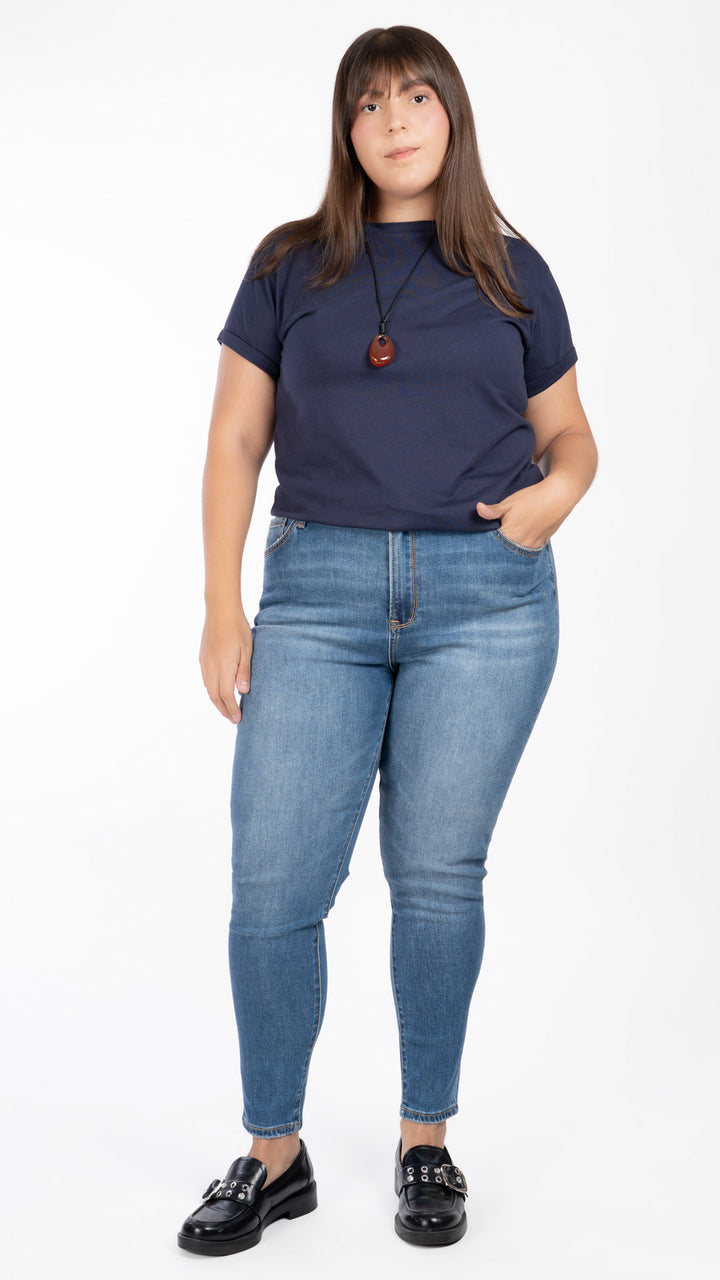 Pantalón High Rise Skinny Curvy Balam BL0221