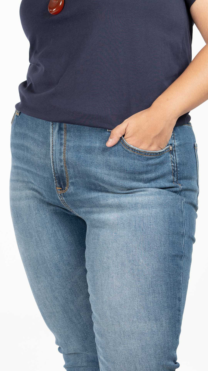 Pantalón High Rise Skinny Curvy Balam BL0221