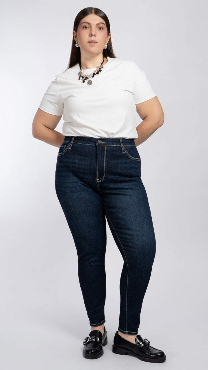 Pantalón High Rise Skinny Curvy Balam BL0221