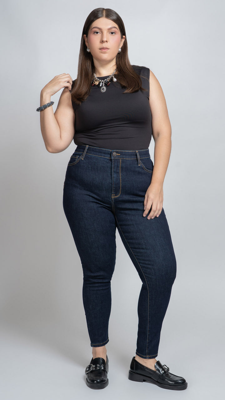 Pantalón High Rise Skinny Curvy Balam BL221