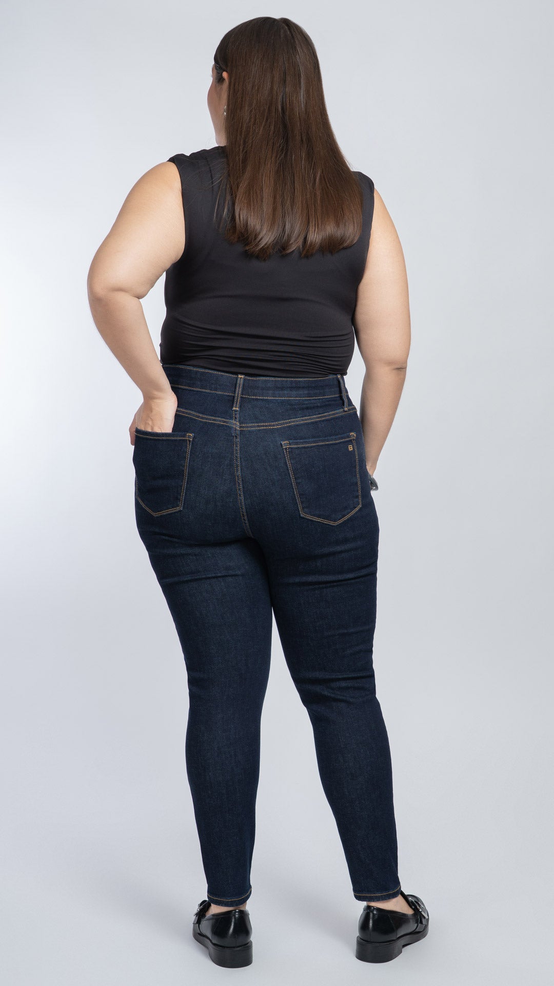 Pantalón High Rise Skinny Curvy Balam BL221