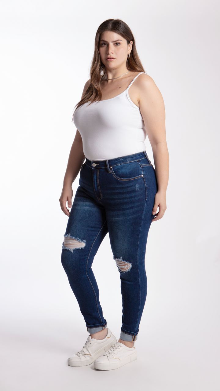 Pantalón High Rise Skinny Curvy Balam BL6459R