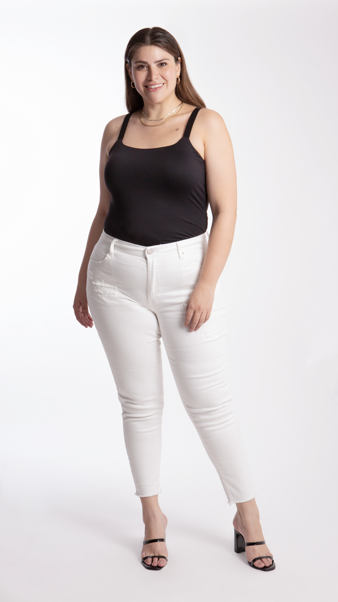 Pantalón High Rise Skinny Curvy Balam BL6474