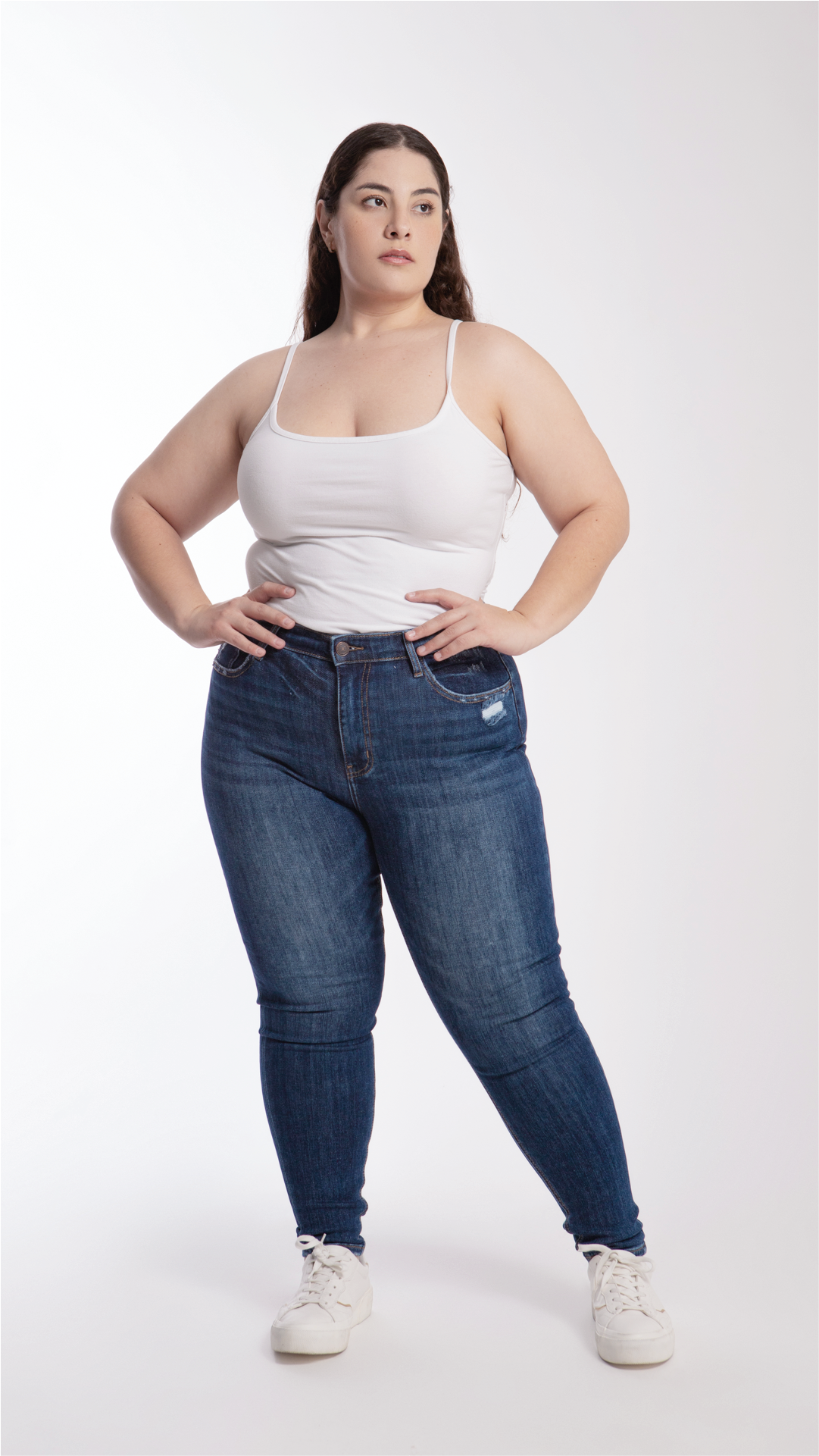 Pantalón High Rise Skinny Curvy Balam BL6510