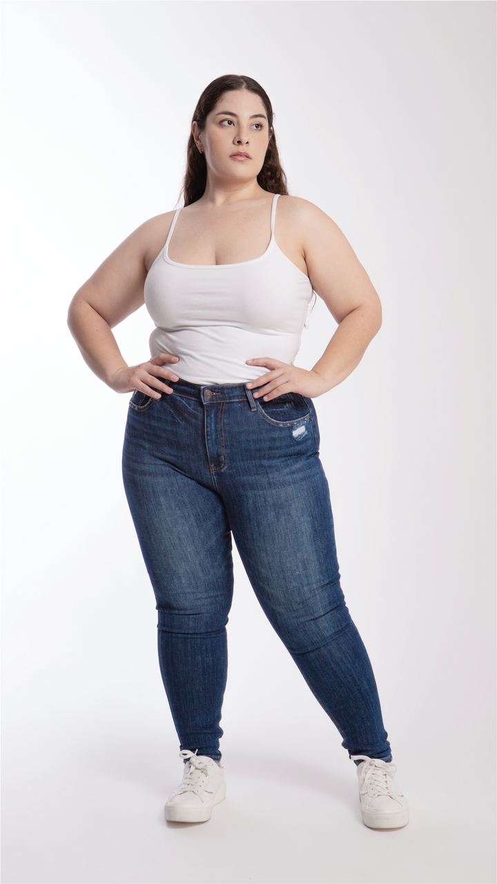 Pantalón High Rise Skinny Curvy Balam BL6510