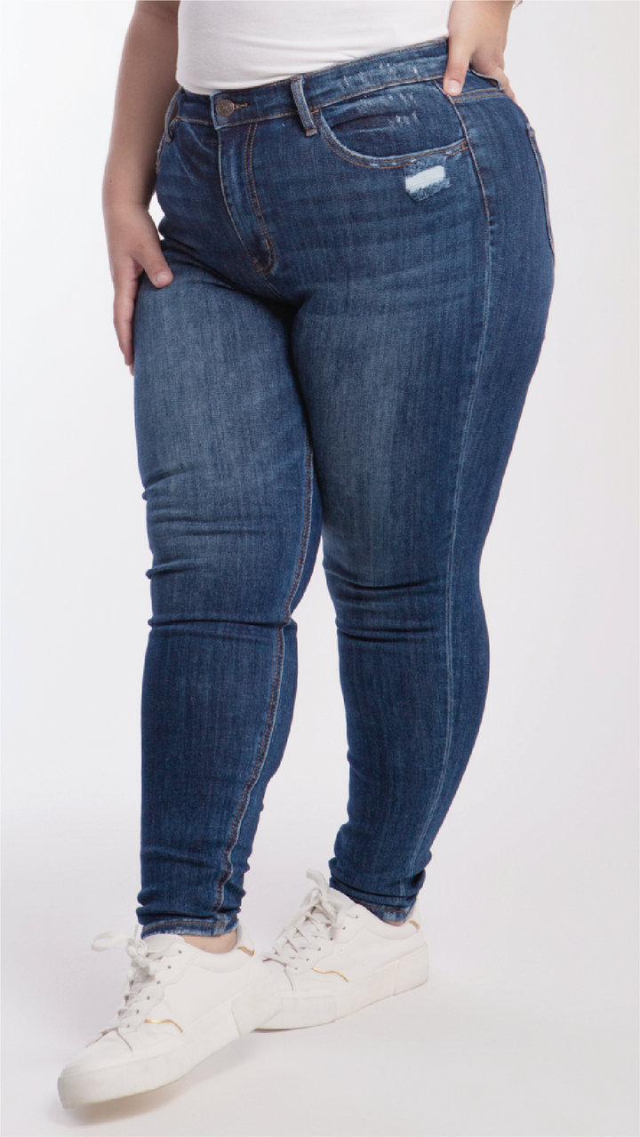 Pantalón High Rise Skinny Curvy Balam BL6510