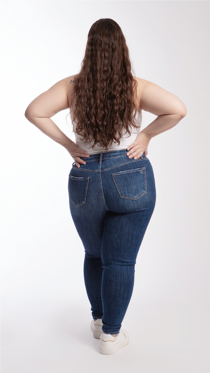 Pantalón High Rise Skinny Curvy Balam BL6510