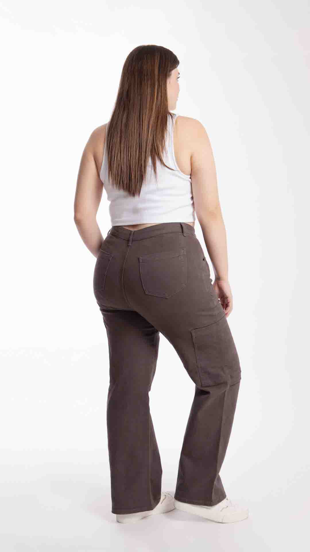 Pantalón Wide Leg Cargo Curvy Balam BL6532