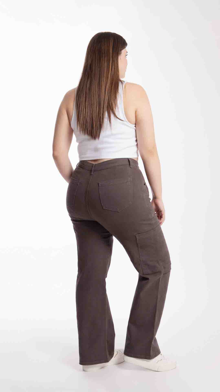 Pantalón Wide Leg Cargo Curvy Balam BL6532