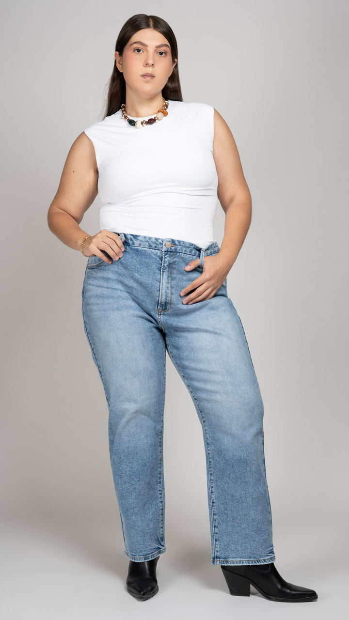 Pantalón Straight Straight Curvy Balam BL7014
