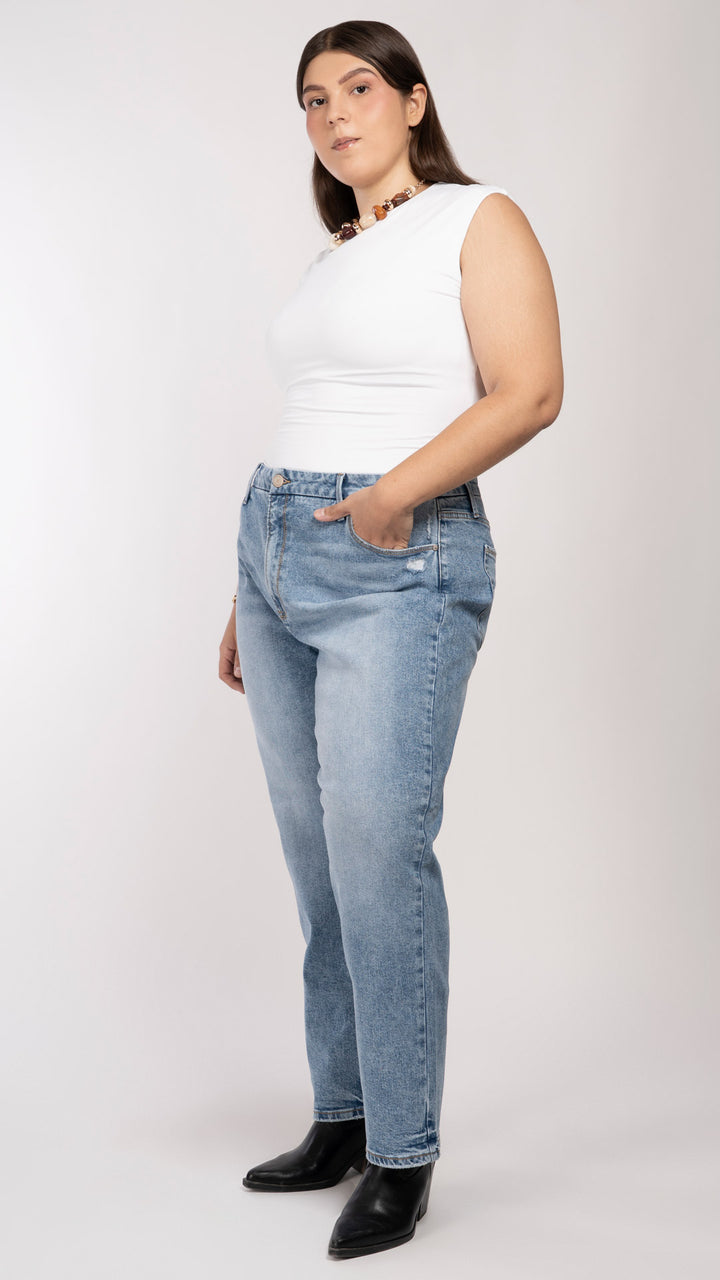 Pantalón Straight Straight Curvy Balam BL7014