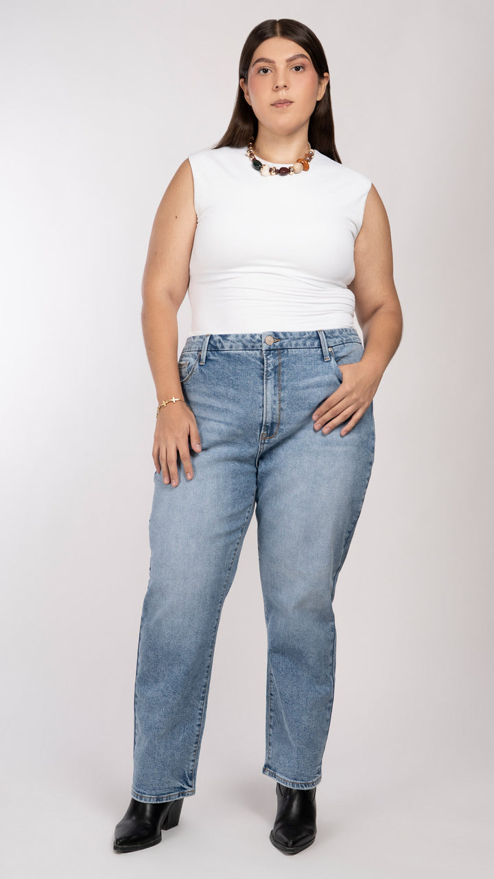 Pantalón Straight Straight Curvy Balam BL7014
