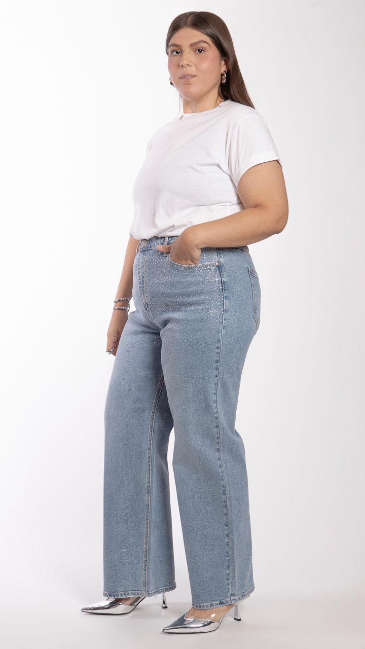 Pantalón Wide Leg Curvy Balam BL7115