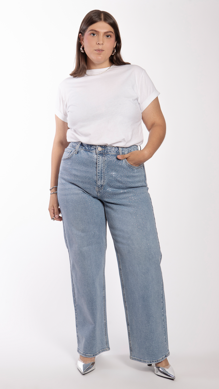 Pantalón Wide Leg Curvy Balam BL7115